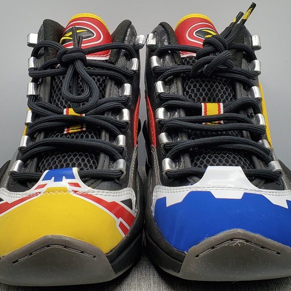 Reebok Question Mid x Power Rangers Megazord Shoes Men's Size 9.5 GY0590 NEW - Picture 6 of 10